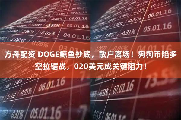 方舟配资 DOGE鲸鱼抄底，散户离场！狗狗币陷多空拉锯战，020美元成关键阻力！